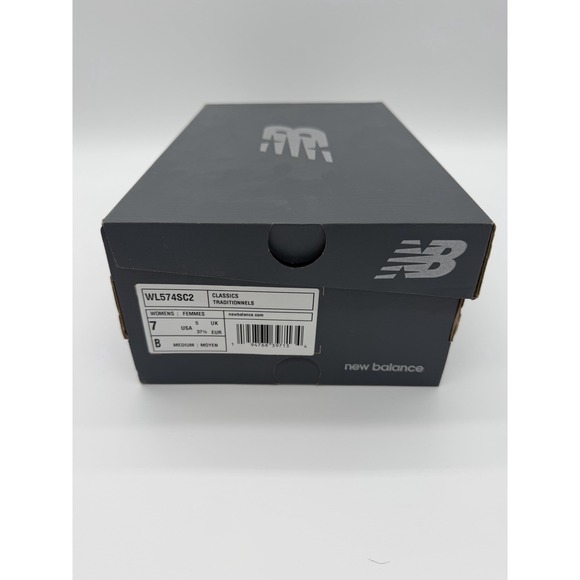 New Balance Classic 574-RED-WOMEN'S 7-Retro-Classic-New In Box - Picture 9 of 9